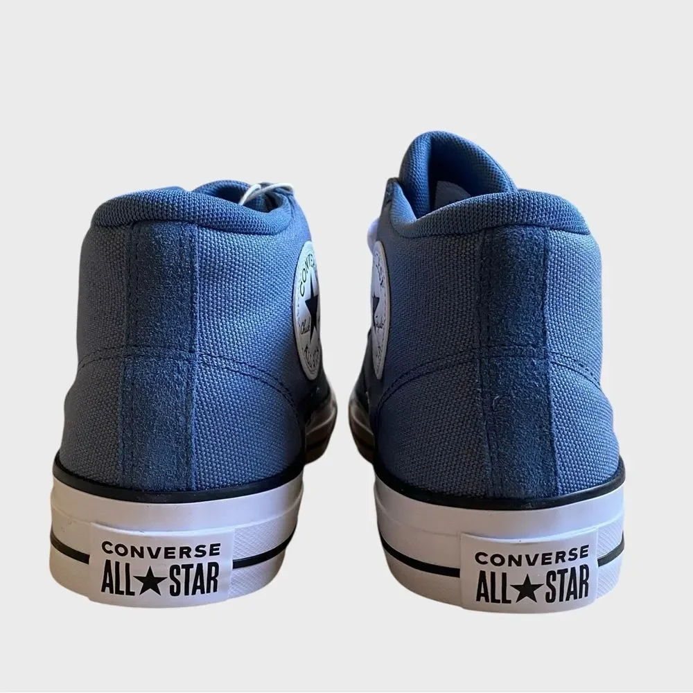 NWB Converse CTAS Malden Street Canvas & Suede Mid Sneakers Mens 10 Wms 12 Blue